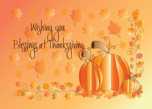 Happy Thanksgiving Blessings
