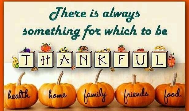 Be Thankful for Thanksgiving